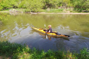 ...and Peter paddles